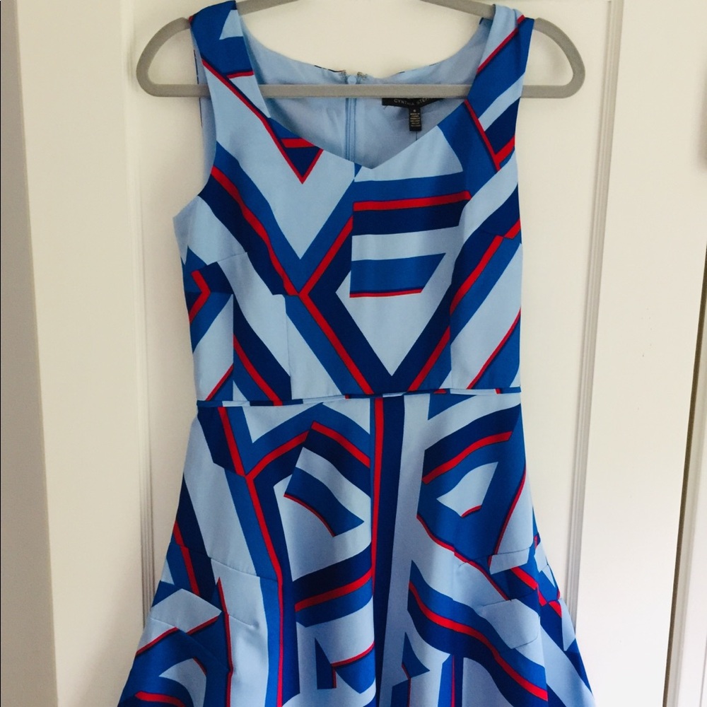 ✨Blue and Red Dress from Cynthia Steffe - NEW!! ✨